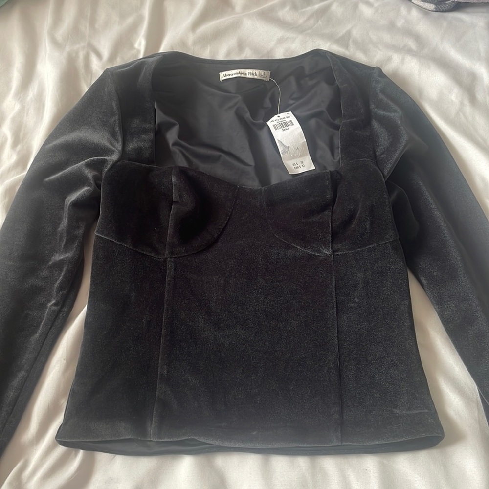 Abercrombie & fitch velvet shirt